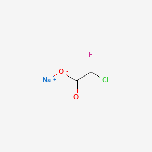 molecular formula C2HClFNaO2 B1304047 氯氟乙酸钠 CAS No. 70395-35-6