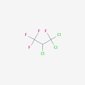molecular formula C3HCl3F4 B1304049 1,1,2-Trichloro-1,3,3,3-tetrafluoropropane CAS No. 812-30-6