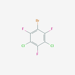 molecular formula C6BrCl2F3 B1304052 1-Bromo-3,5-dichloro-2,4,6-trifluorobenzene CAS No. 24812-13-3