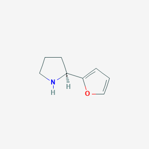 molecular formula C8H11NO B13040555 (2S)-2-(furan-2-yl)pyrrolidine 