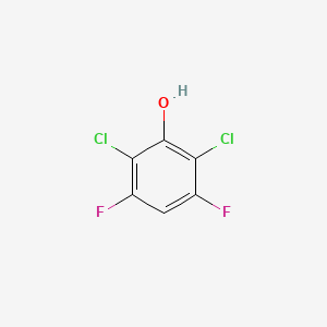 molecular formula C6H2Cl2F2O B1304056 2,6-Dichloro-3,5-difluorophenol CAS No. 63418-08-6