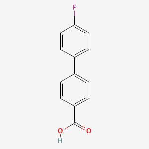 molecular formula C13H9FO2 B1304070 4-(4-Fluorophenyl)benzoic acid CAS No. 5731-10-2