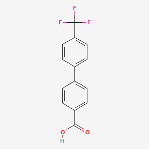 molecular formula C14H9F3O2 B1304076 4'-Trifluoromethyl-biphenyl-4-carboxylic acid CAS No. 195457-71-7