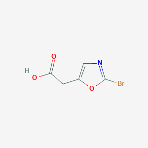 molecular formula C5H4BrNO3 B13040887 2-(2-Bromooxazol-5-yl)aceticacid 
