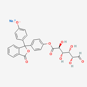molecular formula C26H21NaO10 B13040965 Phenolphthaleinglucuronicacidsodiumsalt 