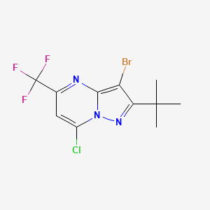 3-Bromo-2-(tert-butyl)-7-chloro-5-(trifluoromethyl)pyrazolo[1,5-a]pyrimidine