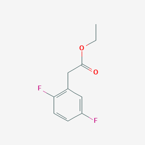 molecular formula C10H10F2O2 B1304100 Ethyl 2-(2,5-difluorophenyl)acetate CAS No. 662138-60-5