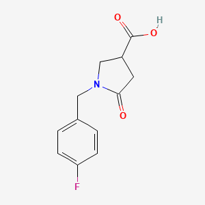 1-(4-Fluorobenzyl)-5-oxopyrrolidine-3-carboxylic acid