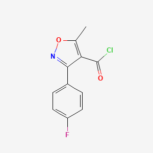 3-(4-Fluorophenyl)-5-methyl-4-isoxazolecarbonyl chloride