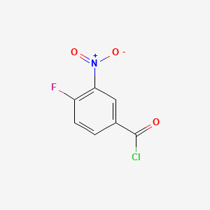 molecular formula C7H3ClFNO3 B1304129 4-Fluoro-3-nitrobenzoyl chloride CAS No. 400-94-2