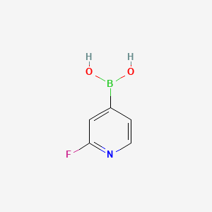 molecular formula C5H5BFNO2 B1304138 2-氟吡啶-4-硼酸 CAS No. 401815-98-3
