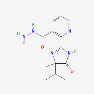 2-(4-isopropyl-4-methyl-5-oxo-4,5-dihydro-1H-imidazol-2-yl)nicotinohydrazide