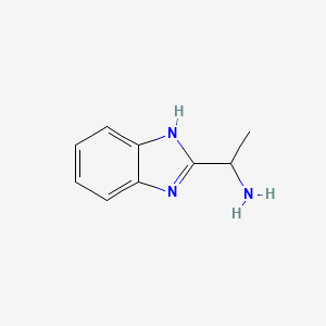 molecular formula C9H11N3 B1304168 1-(1H-benzimidazol-2-yl)ethanamine CAS No. 74461-35-1