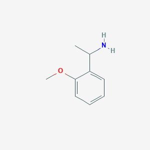 molecular formula C9H13NO B1304174 1-(2-Methoxyphenyl)ethanamine CAS No. 40023-74-3