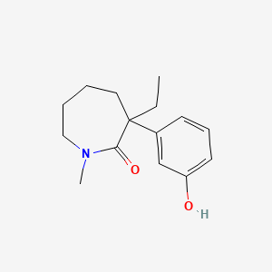 3-Ethyl-3-(3-hydroxyphenyl)-1-methylazepan-2-one