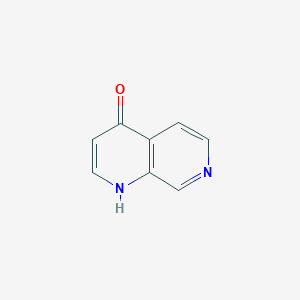 molecular formula C8H6N2O B130418 1H-1,7-naphthyridin-4-one CAS No. 60122-51-2