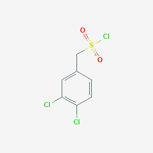 molecular formula C7H5Cl3O2S B1304182 (3,4-Dichlorophenyl)methanesulfonyl chloride CAS No. 85952-30-3