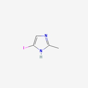 molecular formula C4H5IN2 B1304183 5-碘-2-甲基-1H-咪唑 CAS No. 73746-45-9