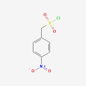 molecular formula C7H6ClNO4S B1304186 (4-Nitrophenyl)methanesulfonyl chloride CAS No. 4025-75-6