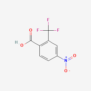 molecular formula C8H4F3NO4 B1304191 4-Nitro-2-(trifluoromethyl)benzoic acid CAS No. 320-37-6