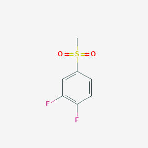 molecular formula C7H6F2O2S B1304194 1,2-二氟-4-(甲磺基)苯 CAS No. 424792-57-4