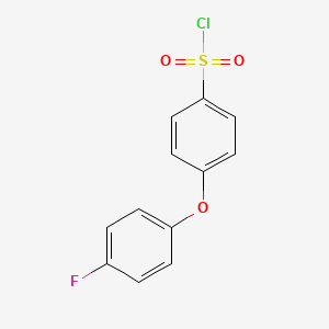 molecular formula C12H8ClFO3S B1304195 4-(4-fluorophenoxy)benzenesulfonyl Chloride CAS No. 192329-91-2