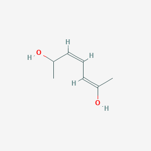 molecular formula C7H12O2 B013042 (2E,4Z)-Hepta-2,4-diene-2,6-diol CAS No. 102605-90-3