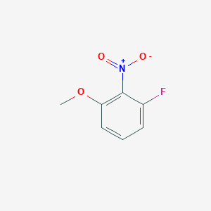 molecular formula C7H6FNO3 B1304200 3-Fluoro-2-nitroanisole CAS No. 641-49-6