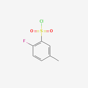 molecular formula C7H6ClFO2S B1304202 2-Fluoro-5-methylbenzenesulfonyl chloride CAS No. 870704-14-6