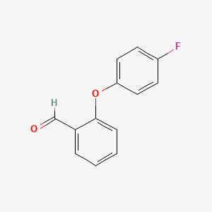 molecular formula C13H9FO2 B1304238 2-(4-Fluorophenoxy)benzaldehyde CAS No. 320423-61-8