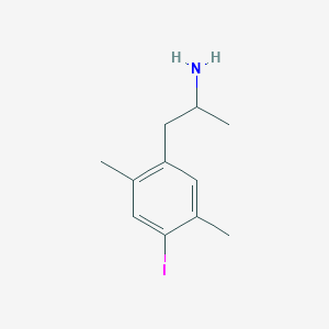 molecular formula C11H16IN B130430 1-(2,5-Dimethyl-4-iodophenyl)-2-aminopropane CAS No. 141817-19-8