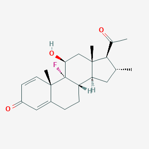 molecular formula C22H29FO3 B130439 21-Dehydroxy Desoxymetasone CAS No. 184899-80-7