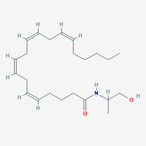 molecular formula C₂₃H₃₉NO₂ B130440 (R)-methanandamide CAS No. 150314-39-9