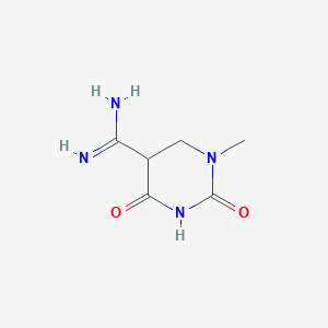 1-Methyl-2,4-dioxohexahydro-5-pyrimidinecarboximidamide