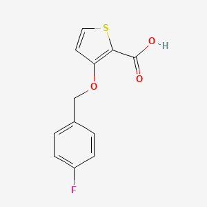 3-[(4-fluorophenyl)methoxy]thiophene-2-carboxylic Acid