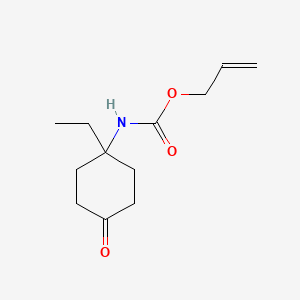 molecular formula C12H19NO3 B13044253 Allyl (1-ethyl-4-oxocyclohexyl)carbamate 