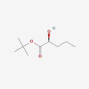molecular formula C9H18O3 B13044402 Tert-butyl (S)-2-hydroxypentanoate CAS No. 88945-71-5