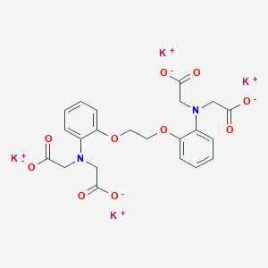 molecular formula C22H20K4N2O10 B130445 Potassium 2,2',2'',2'''-(((ethane-1,2-diylbis(oxy))bis(2,1-phenylene))bis(azanetriyl))tetraacetate CAS No. 73630-08-7