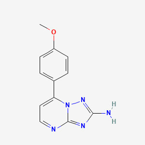 7-(4-Methoxyphenyl)-[1,2,4]triazolo[1,5-a]pyrimidin-2-amine