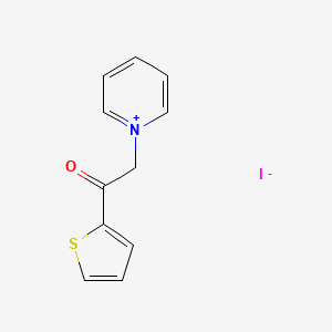 molecular formula C11H10INOS B1304474 1-[2-Oxo-2-(thiophen-2-yl)ethyl]pyridin-1-ium iodide CAS No. 7465-65-8