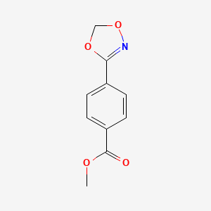 molecular formula C10H9NO4 B13044777 Methyl 4-(1,4,2-dioxazol-3-yl)benzoate 