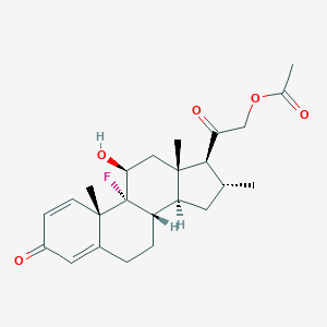 molecular formula C24H31FO5 B130449 Desoxymetasone 21-Acetate CAS No. 1597-78-0