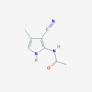 N-(3-cyano-4-methyl-1H-pyrrol-2-yl)acetamide