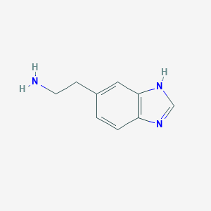 molecular formula C9H11N3 B013045 2-(1H-Benzo[d]imidazol-6-yl)ethanamine CAS No. 110925-53-6