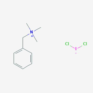 molecular formula C10H16Cl2IN B130456 苄基三甲基铵二氯碘酸盐 CAS No. 114971-52-7