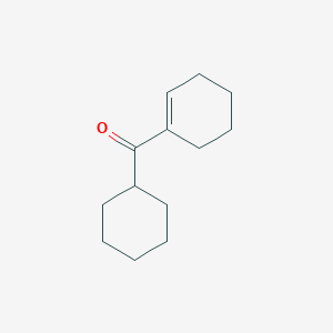 molecular formula C13H20O B13045746 Cyclohexyl-1-cyclohexenyl Ketone 