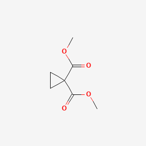 molecular formula C7H10O4 B1304618 二甲基环丙烷-1,1-二羧酸酯 CAS No. 6914-71-2