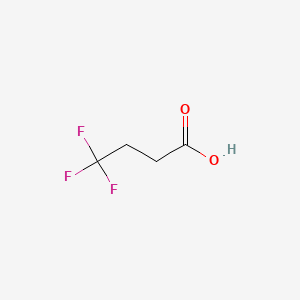 molecular formula C4H5F3O2 B1304623 4,4,4-三氟丁酸 CAS No. 406-93-9