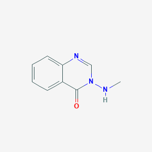 molecular formula C9H9N3O B1304624 3-(Methylamino)-3,4-dihydroquinazolin-4-one CAS No. 60512-86-9