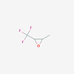 molecular formula C4H5F3O B1304626 1,1,1-三氟-2,3-环氧丁烷 CAS No. 406-30-4